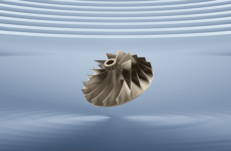 Ternary flow impeller